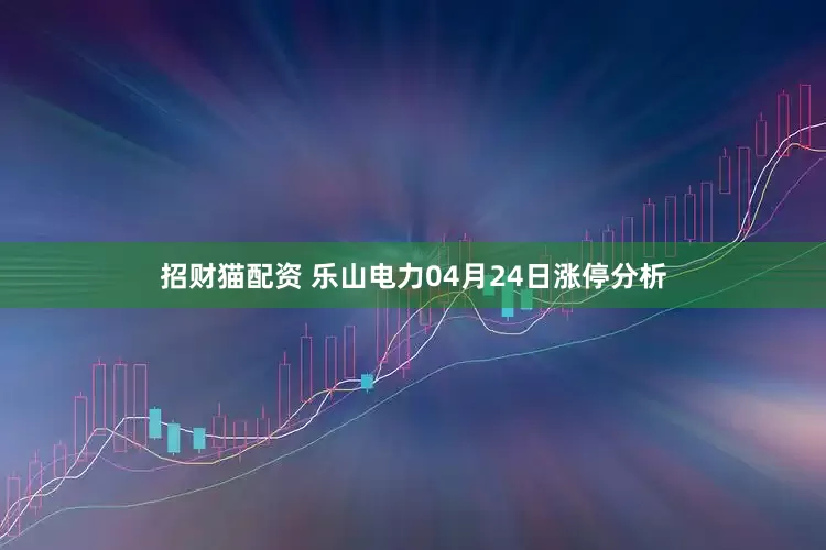 招财猫配资 乐山电力04月24日涨停分析